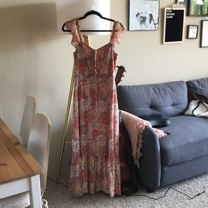 wayf (nordstrom) floral-print dress